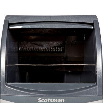 scotsman cu0715ma-1 undercounter ice cuber with storage door open