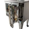southbend bgs-12sc full size gas convection oven control panel inside