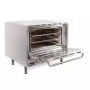 star ccoh-3 half size countertop electric convection oven door open