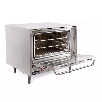 star ccoh-3 half size countertop electric convection oven door open
