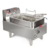 star max 515f commercial countertop electric fryer side view