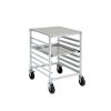 thorinox drack-0718-alunb open bun pan rack with pans
