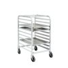 thorinox drack-1018-alunb open bun pan rack with pans