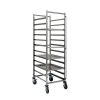 thorinox drack-1218-ss open bun pan rack with pans
