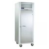 traulsen g10010 one section reach in refrigerator solid door left side view