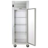 traulsen g11010 one section reach in refrigerator glass door door open