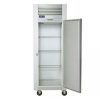 traulsen g12010 one section reach in freezer solid door door open