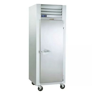 traulsen g12010 one section reach in freezer solid door left side view