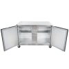 traulsen uht48lr undercounter refrigerator hinged doors stainless steel back door open
