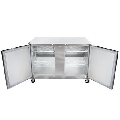 traulsen uht48lr undercounter refrigerator hinged doors stainless steel back door open