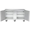 traulsen uht72lr-sb compact undercounter refrigerator door open
