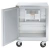 traulsen ult27l0-sb undercounter freezer hinged doors door open