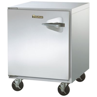 traulsen ult27l0-sb undercounter freezer hinged doors right side view