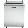 traulsen ust2706l compact sandwich prep table hinged flat top door closed