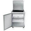 traulsen ust3208l refrigerated sandwich prep table door open