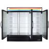 true gdm-72-hc-ld glass merchandising refrigerator door open