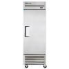 true t-23f-hc reach-in freezer front view