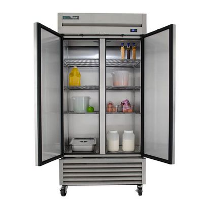true t-35-hc reach in refrigerator door open
