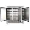 true t-72f solid reach in freezer door open