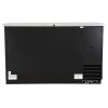 true tbb-2 back bar refrigerator solid door back view