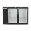 true tbb-24-48g-ld back bar refrigerator glass door front view
