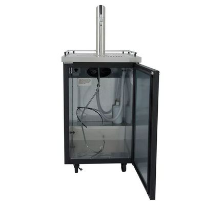 true tdd-1 direct draw refrigerator door open