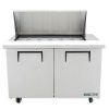 true tssu-48-18m mega top refrigerator front view