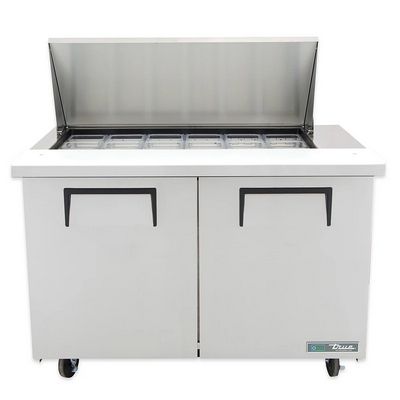 true tssu-48-18m mega top refrigerator front view