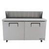 true tssu-60-16 sandwich prep refrigerator front view