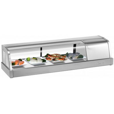 turbo air sakura-50 self-contained refrigerated sushi case right