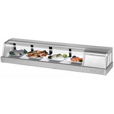 turbo air sakura-60 self-contained refrigerated sushi case right