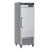 turbo air tsf-23sd solid reach in freezer left side view