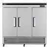 turbo air tsf-72sd solid reach in freezer front view
