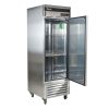 turbo air tsr-23sd reach in refrigerator door open