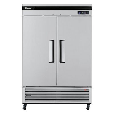 turbo air tsr-49sd reach in refrigerator front view