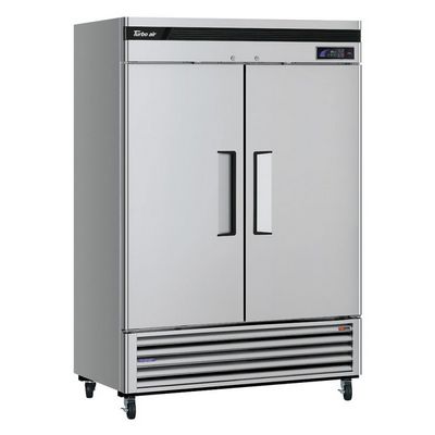 turbo air tsr-49sd reach in refrigerator left side view