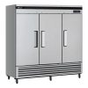 turbo air tsr-72sd reach in refrigerator left side view