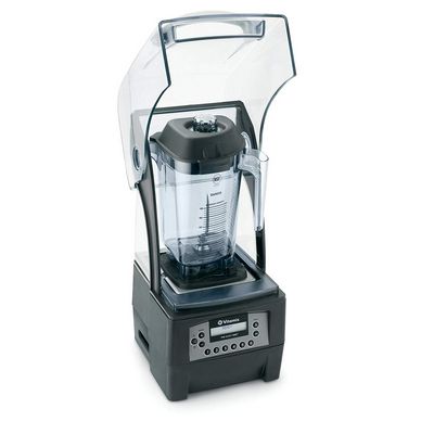vitamix 36019 beverage blender with sound enclosure opened jar