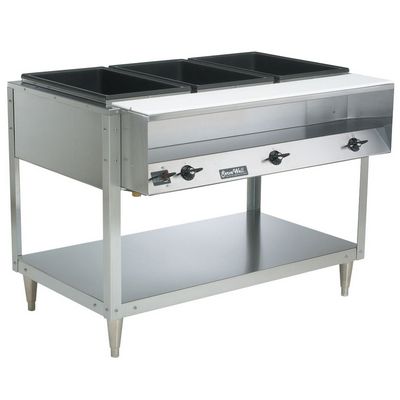 vollrath 38103 electric hot food table with empty pans