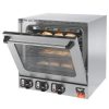 vollrath 40701 half size countertop electric convection oven door open