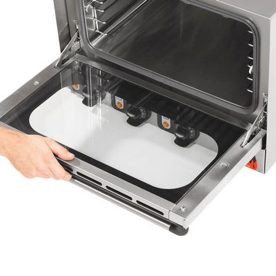vollrath 40703 half size countertop electric convection oven door