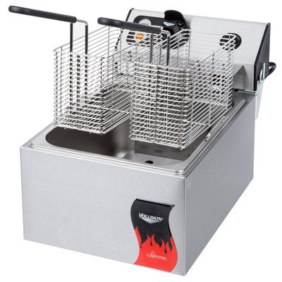 vollrath 40705 commercial countertop electric fryer fryer basket