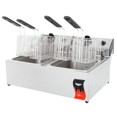 vollrath 40707 commercial countertop electric fryer fryer basket