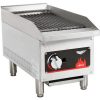 vollrath 40728 commercial gas charbroiler left side view