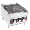 vollrath 407292 commercial gas charbroiler left side view