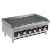 vollrath 407312 commercial gas charbroiler left side view