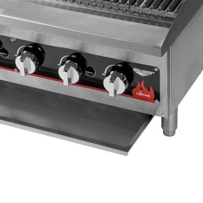 vollrath 407312 commercial gas charbroiler opened