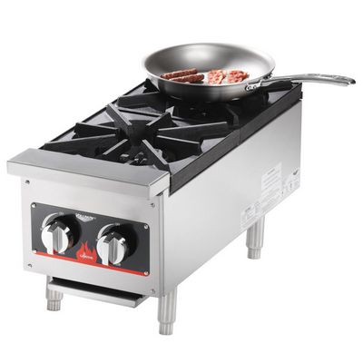 vollrath 40736 commercial gas hot plate pan on top