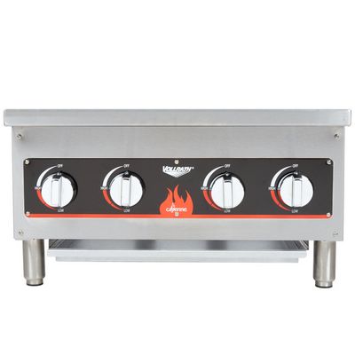 vollrath 40737 commercial gas hot plate front view