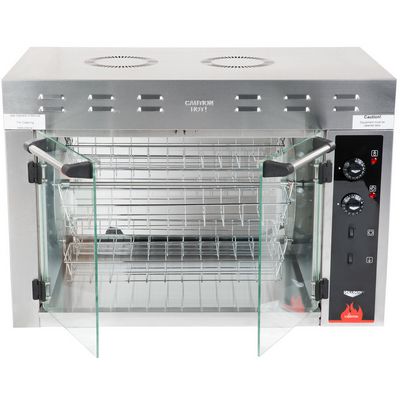 vollrath 40841 electric rotisserie oven door open